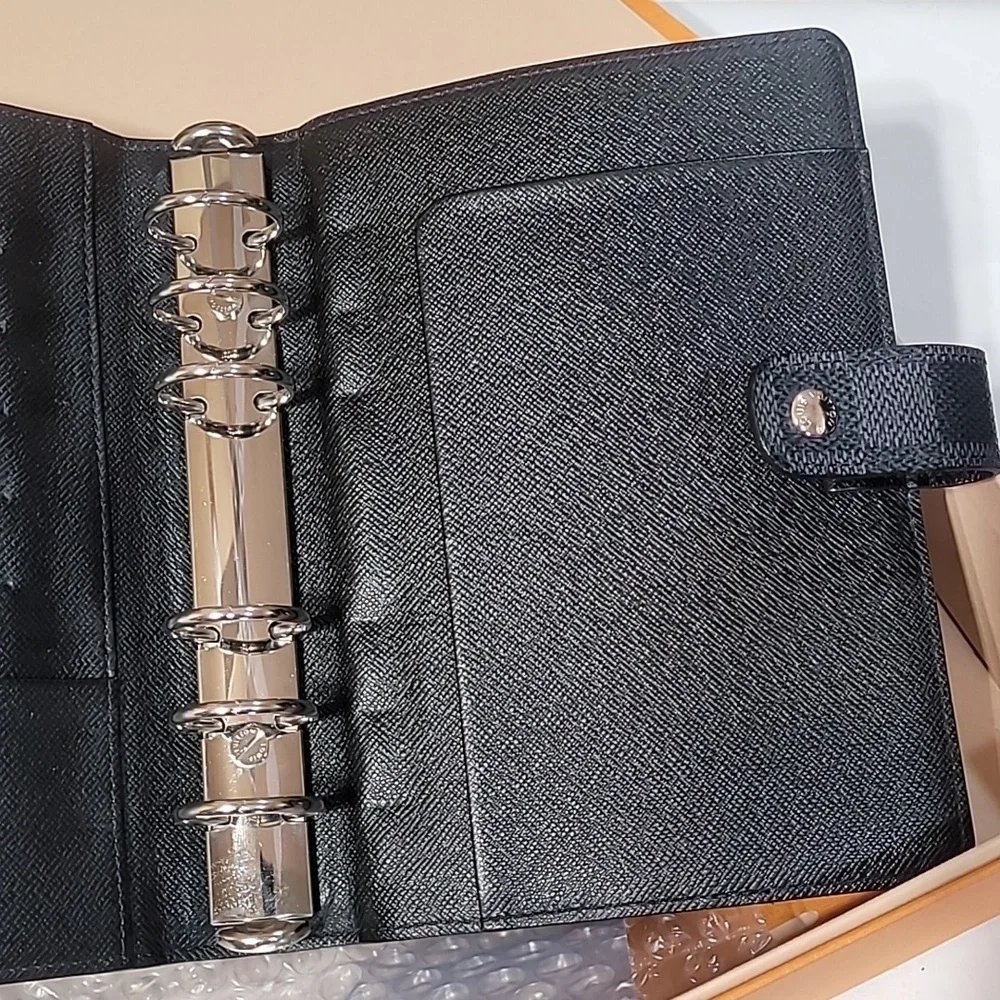 LOUIS VUITTON Damier Graphite Agenda MM Day Planner Cover
